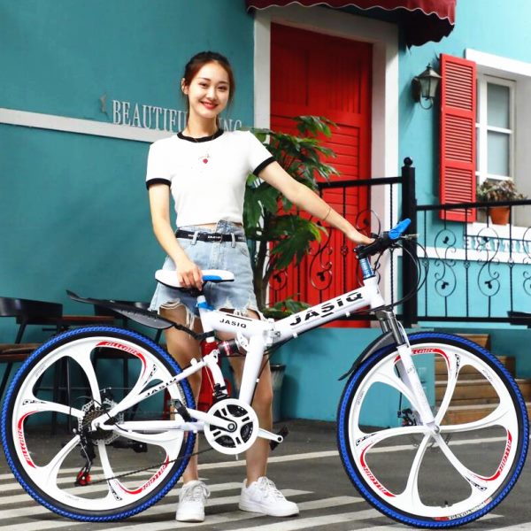 铝合金超轻便折叠山地自行车大中小学生代步车男女款变速公路赛车