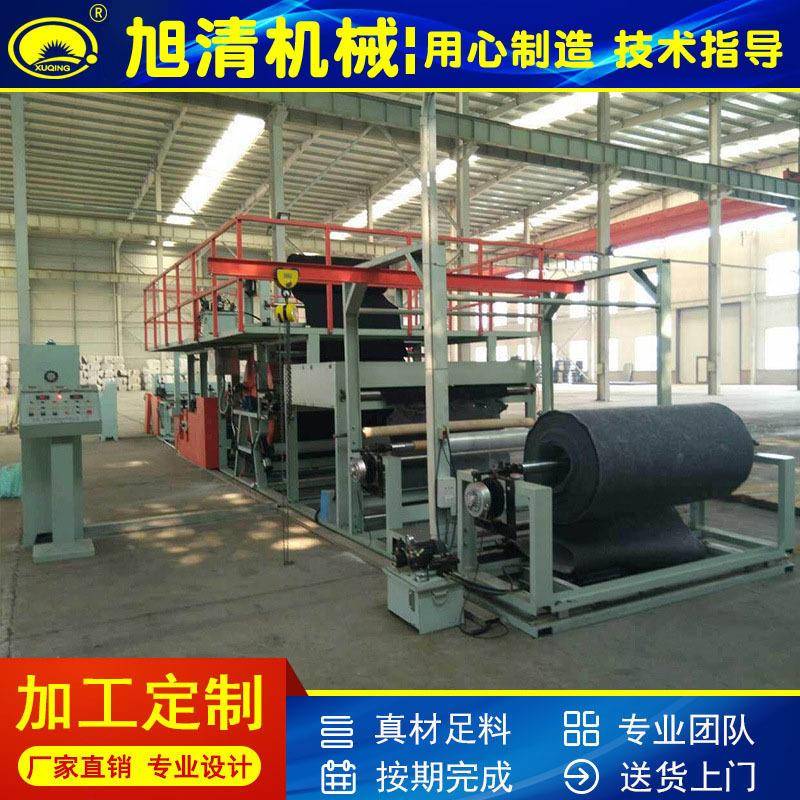江苏旭清PU胶油胶沙发包装窗帘布胶点转移复合机