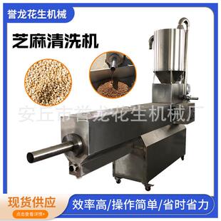 自动上料不锈钢芝麻清洗机商用五谷杂粮大米黑芝麻水洗清洗机