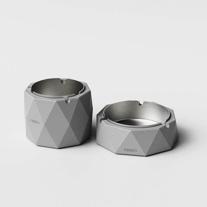 极简深口创意不锈钢内胆水泥烟灰缸工业风清水白色混凝土工艺礼品,节庆用品/礼品,时尚烟灰缸,淘宝优惠券,粉丝福利购,淘宝优惠卷