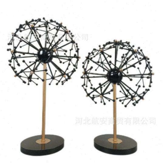 现简约创意金属蒲公英摆件样板房售楼处桌面茶几电视柜软装饰品,饰品/流行首饰/时尚饰品新,摆件,淘宝优惠券,粉丝福利购,淘宝优惠卷