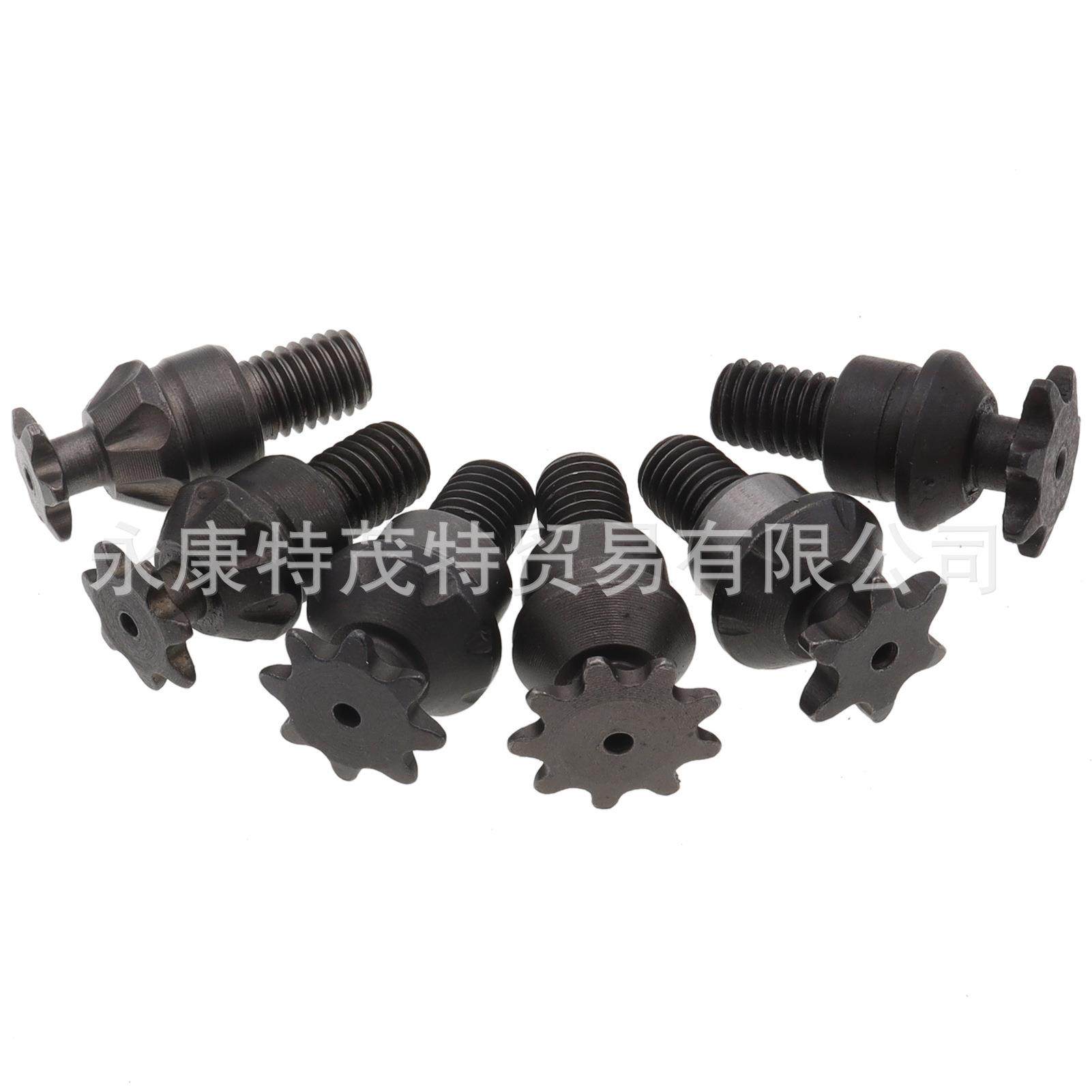 迷你摩托车49CC小跑车四轮齿轮箱链轮小飞传动轮T8F 25H 6齿 7齿