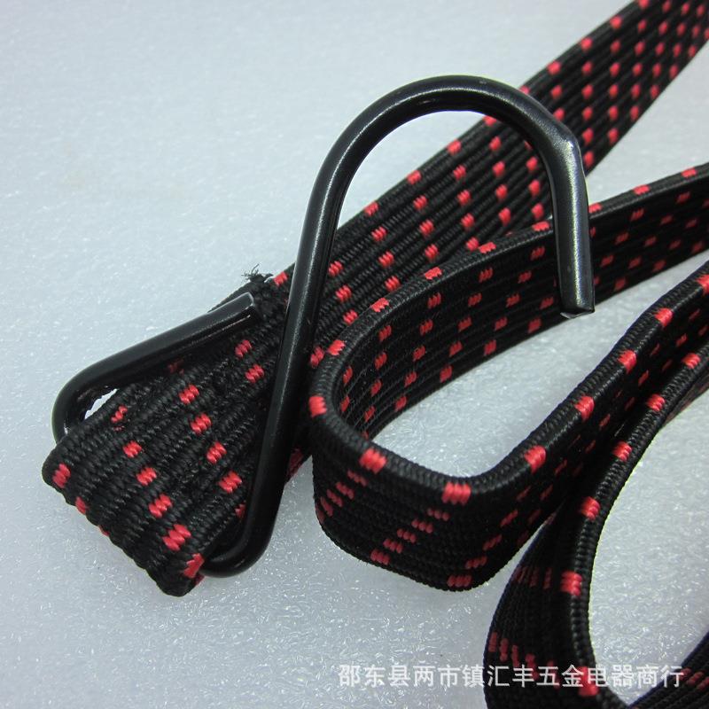 摩托车捆绑松紧带行李绳带钩涤纶橡筋绳索绑带收紧器索具拉紧器