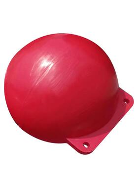 水上标识lldpe抗冲击滚塑浮体直径50cm海上警示双耳式海上浮球