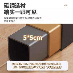 长方形工作台简易卧室书桌学生家用学习桌子成人办公桌 电脑桌台式