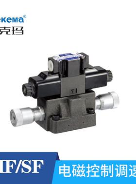 板式可调节电磁调速阀SFD/SKFG/SF/THF-G03-G06电磁流量阀