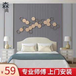 北欧简约仿金属线条壁纸客厅电视背景墙纸轻奢立体卧室床头墙布