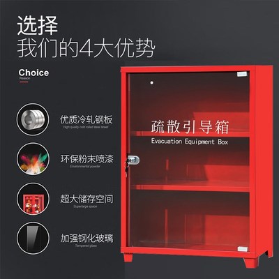 消防疏散引导箱套装火灾逃生应急箱微型消防站应急救生工具物资柜