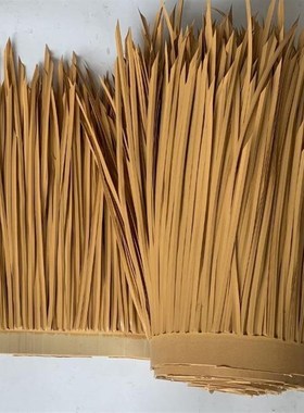 仿真茅草屋顶塑料毛草瓦中式凉亭假稻草仿古庭院装饰黄色人造民宿