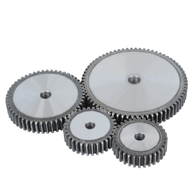 2.5模正齿轮71齿到90齿传动齿条配件定制45号钢淬火圆柱直齿轮