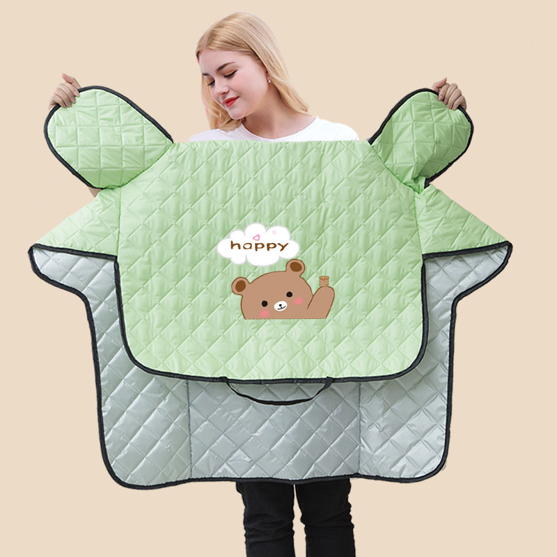 电动车挡风被夏季防晒防水t摩托电瓶防风罩防雨薄款小连体遮阳夏