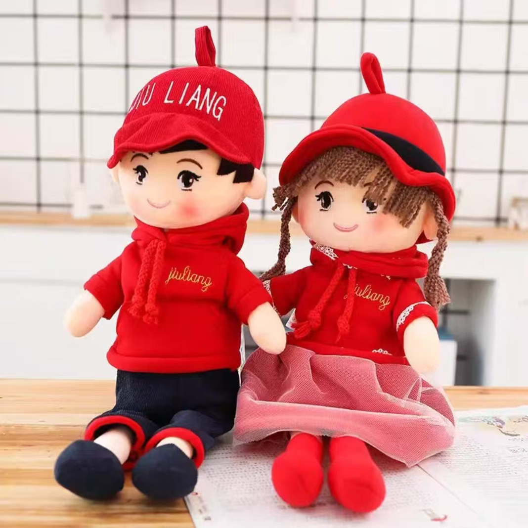 公仔压床娃喜娃娃结婚礼物送新人婚房床上布置新款结庆高档结婚庆