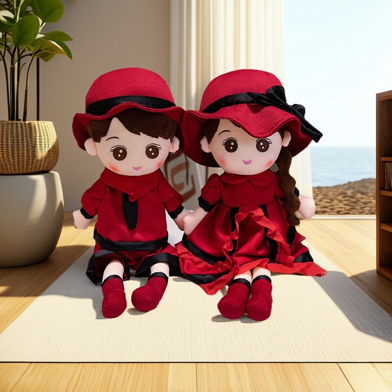 新婚压床娃娃喜娃娃结婚礼物送新人婚房床上布置新款高档中式