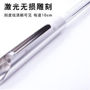 304不锈钢通管长槽取土钻 不锈钢多功能土壤取样器取土钻头取土器