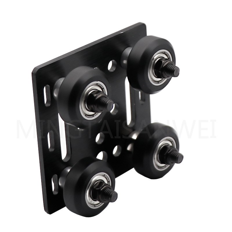 铭泰3D打印机配件 欧标2020铝型材滑轮V-Slot构建龙门板