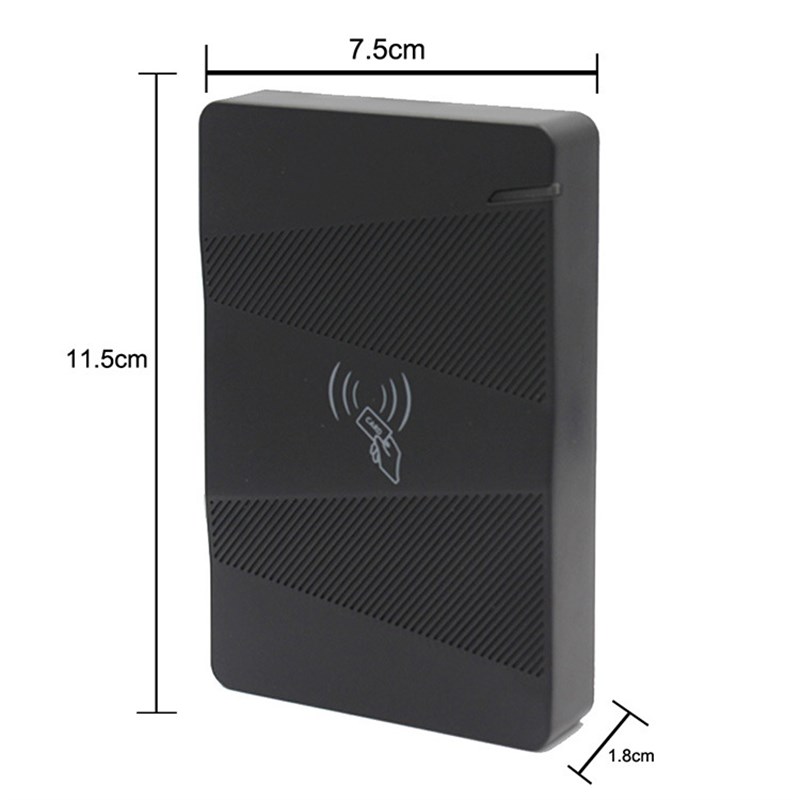 室外1.5万大容量刷卡防水门禁机ID IC小区门禁读头管理卡门禁系统