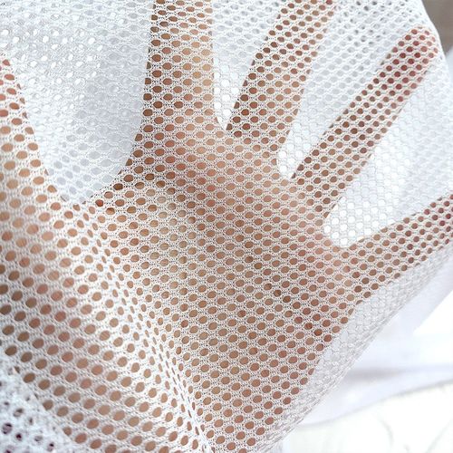 厂家现货三空一网布涤纶三空一网眼布箱包网眼布手袋里布经编网布