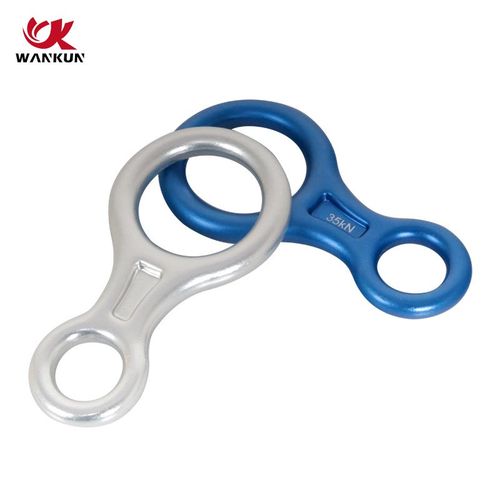 安坤 户外八字环下降器 登山攀岩速降保护器 逃生包器材8字环