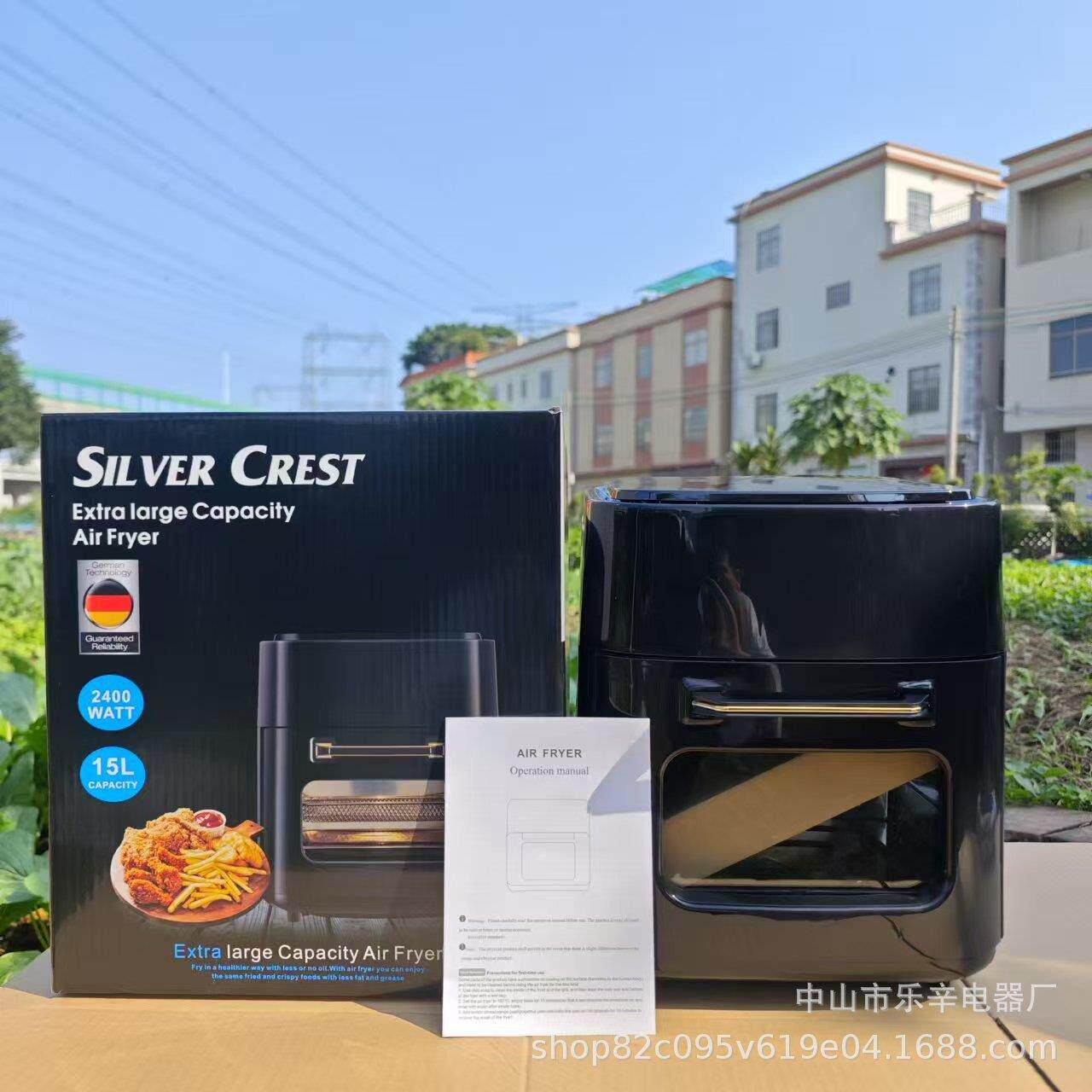 跨境智能多功能触屏空气炸锅家用 商用大容量烤箱电炸锅 炸薯条机