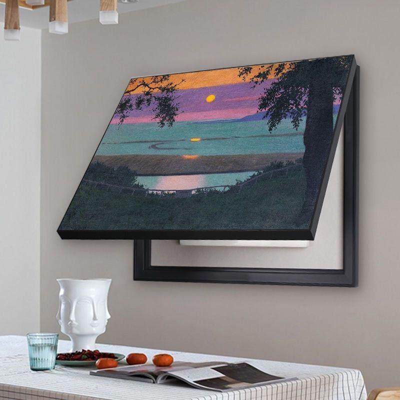 高级轻奢电表箱装饰画遮挡配电箱闸盒电源总开关电闸开关高级挂画,家居饰品,现代装饰画,淘宝优惠券,粉丝福利购,淘宝优惠卷