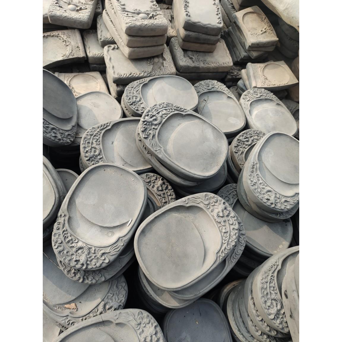 砚台澄泥砚四大名砚文房四宝笔墨纸砚初学手工雕刻墨多用复古