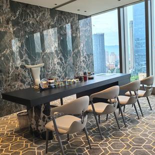 风格 新中式 白蜡木实木茶桌椅组合现代简约禅意茶桌泡茶台茶几意式