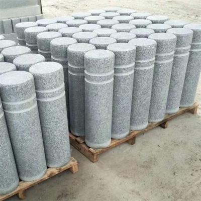 花岗岩挡车柱石材挡车柱障柱石柱石头柱子石墩挡车石阻车定制地铺