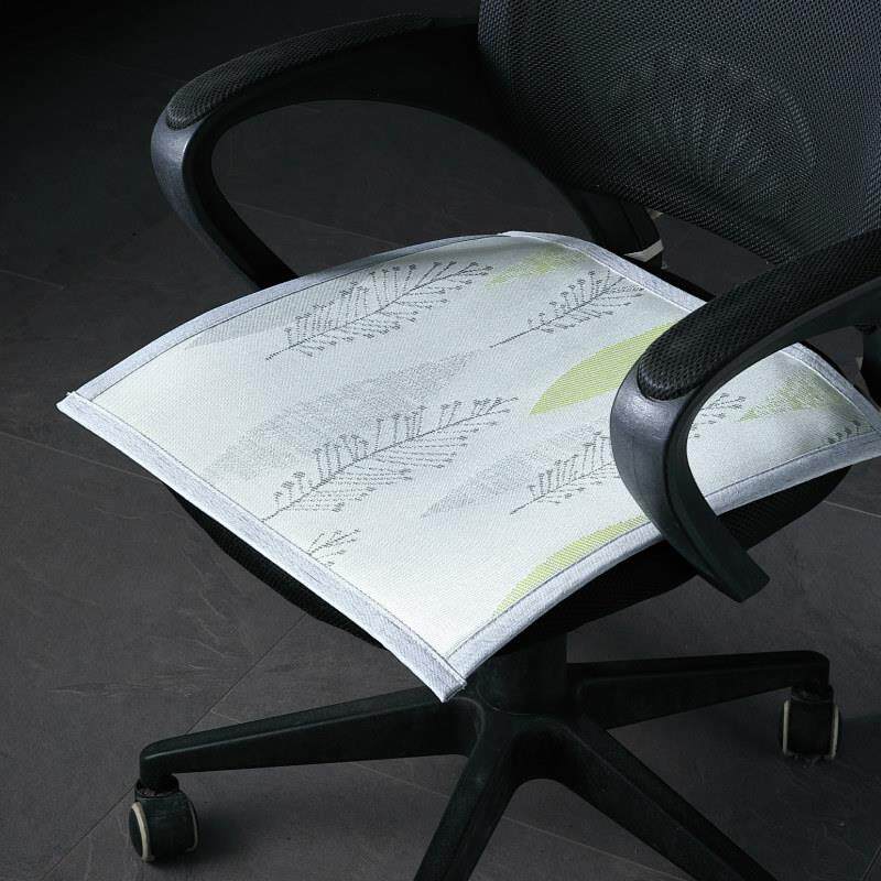 夏季席椅垫冰丝客厅通用餐椅垫北欧简约风格办公室电脑椅透气屁股