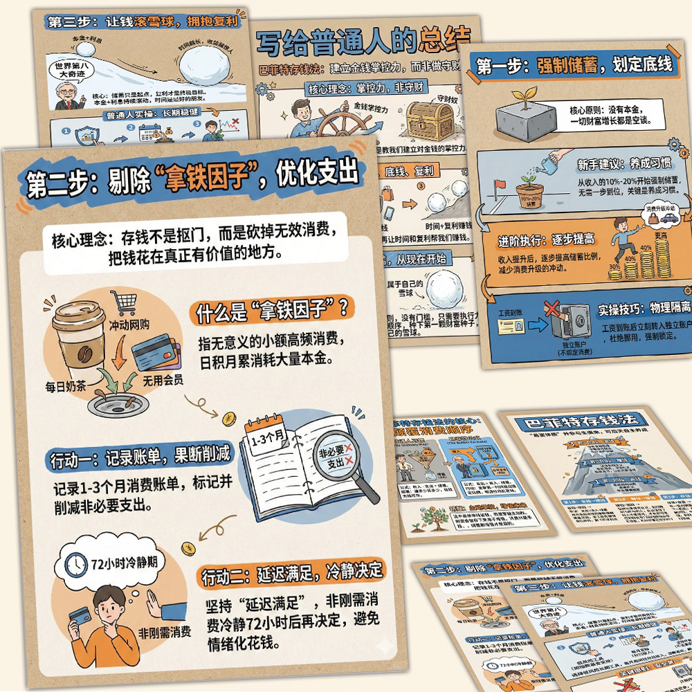 12张儿童财经启蒙立体贴纸套装