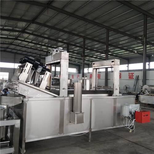 江米条电加热油炸锅鱼豆腐全自动油炸机麻辣鱼油炸成套设备