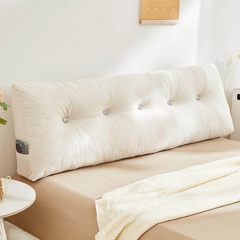 床头靠垫床上三角大靠背靠枕腰靠垫背宿舍卧室简约沙发榻榻米软包,居家布艺,床头靠垫,淘宝优惠券,粉丝福利购,淘宝优惠卷