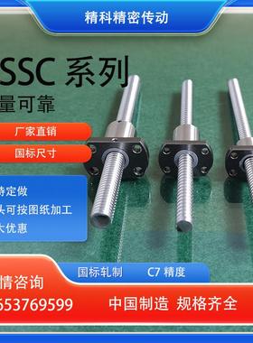 替代米思米轧制磨制滚珠丝杠滚珠丝杆BSST/BSSZ/BSSC精密丝杆套装