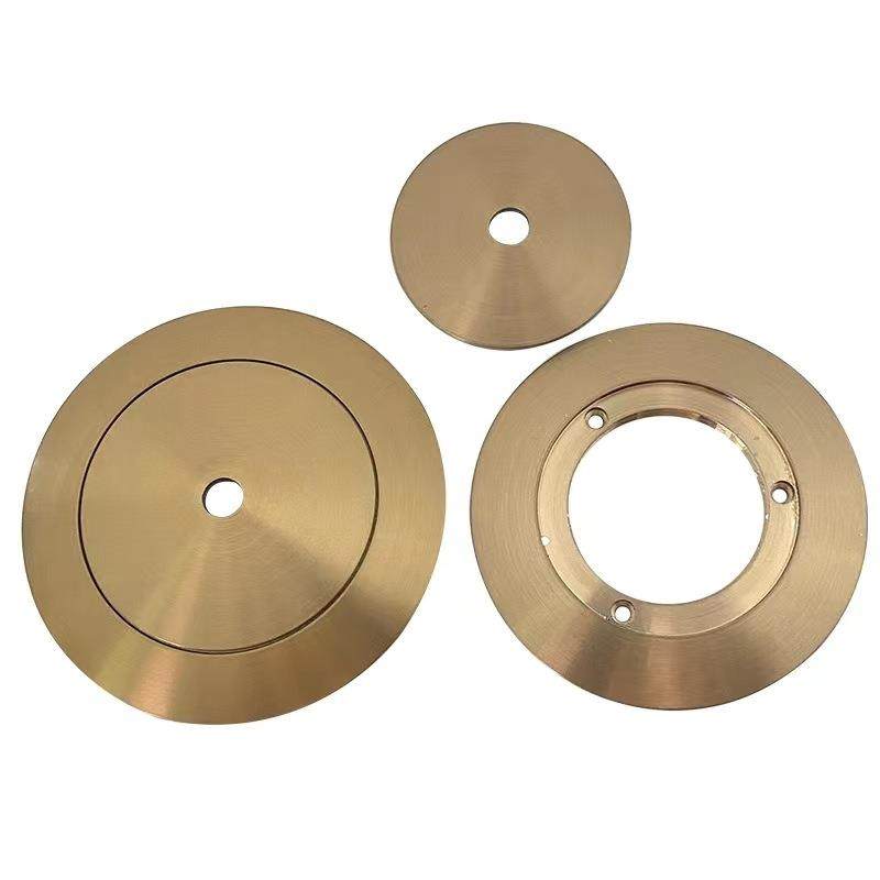 魔豆玻璃灯罩铝三件套五金配件E27E14G9灯头螺口灯具铜本色现代风