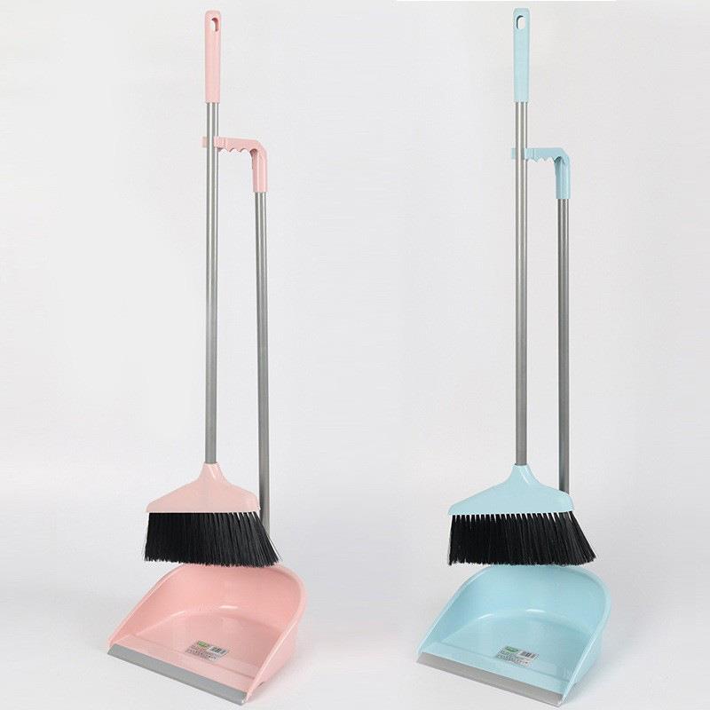喷漆杆家用扫把簸箕套装家庭清洁工具扫把畚斗组合塑料扫帚簸箕