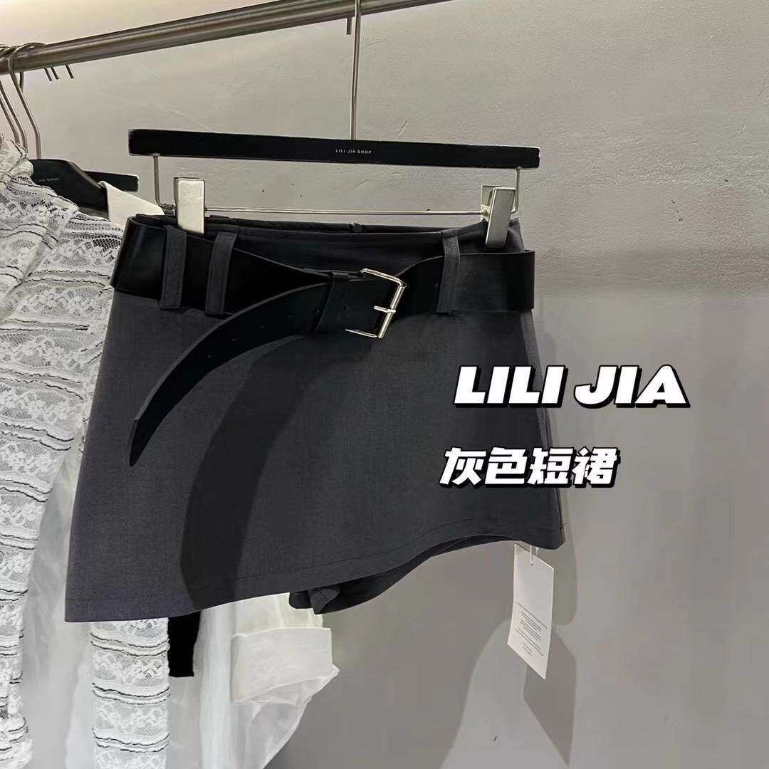 韩国东大门秋季新款气质西装半身裙女高腰防走光a字裙裤包臀短裙