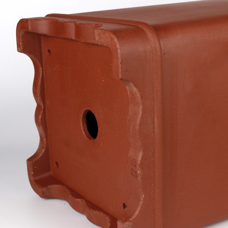 蔓木人紫砂宜兴紫砂花盆特大兰花盆悬崖盆景盆地面古典素面四方