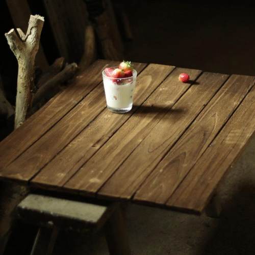 实木覆古做旧老木板美食拍照道具桌面台面摄影背景板食品拍摄摆件