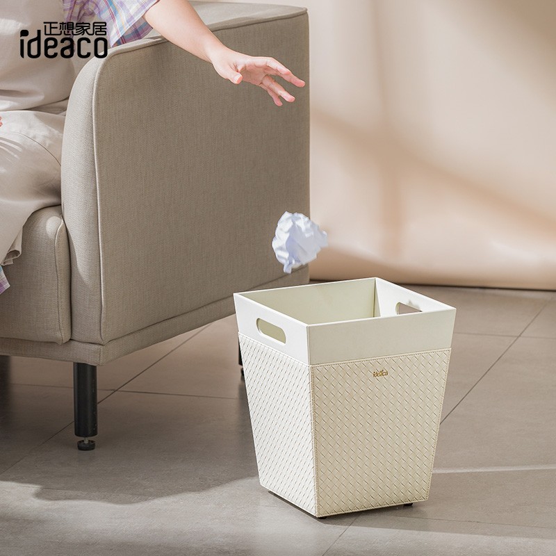 轻奢皮质脏衣篮衣服收纳筐浴室卫生间洗衣篓篮子ins风方形垃圾桶