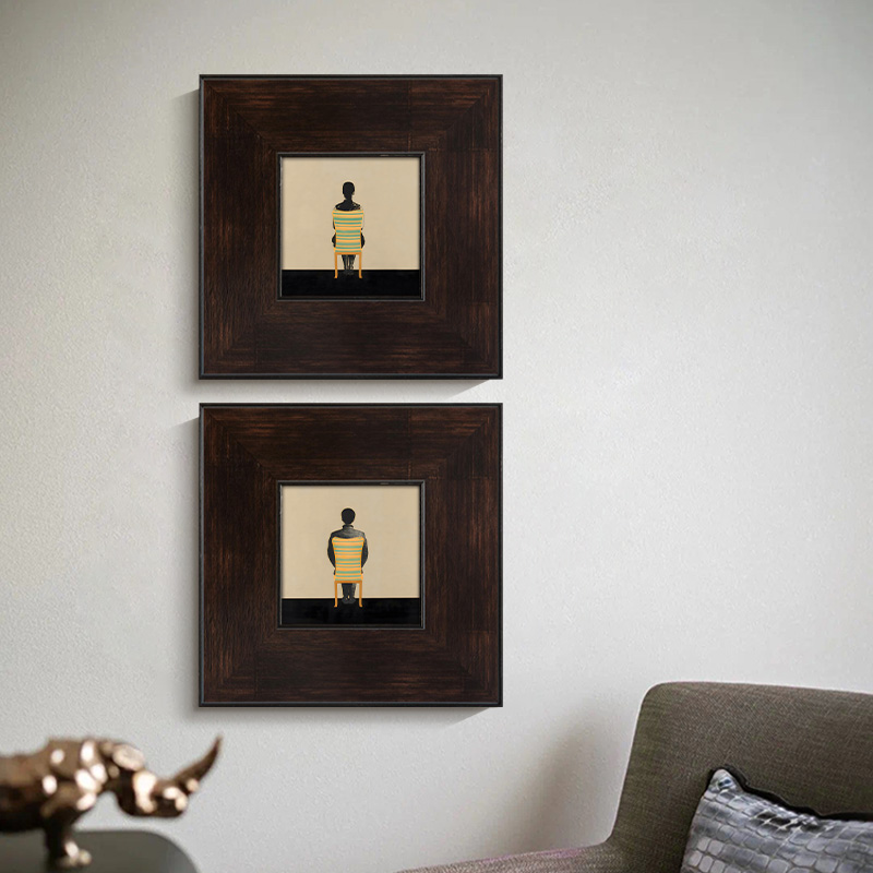 法式中古风艺术装饰画小众趣味水果饭厅走廊壁画组合卧室挂画高级图片