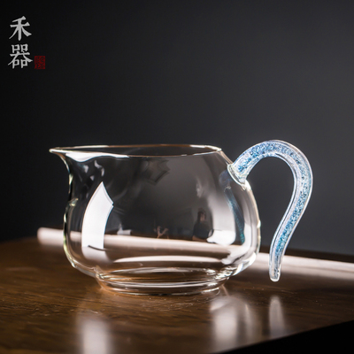 禾器玻璃茶具大自慢炫彩淡然公道杯茶海匀杯茶盅分茶器功夫茶道