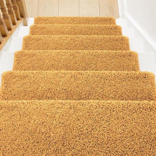 家用防滑防摔免胶自粘静音楼梯踏步垫别墅高级阶梯式实木台阶地毯