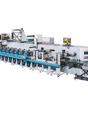 厂家供应 HRYC330标签印刷机 多功能机组式窄幅柔板标签印刷机