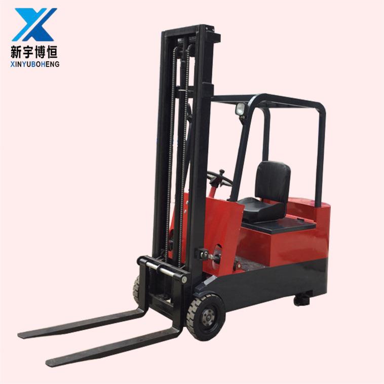 1吨2吨座驾式全自动叉车/三支点平衡重电动堆高车/三轮电动升降机