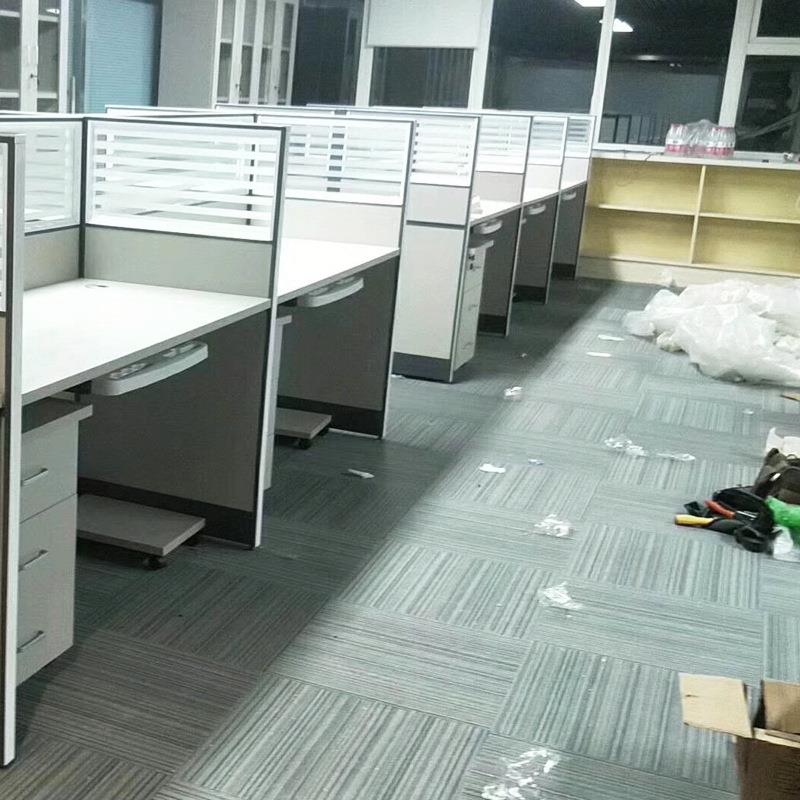职员屏风工位桌四人位简约现代隔断员工位卡座办公家具桌椅办公桌