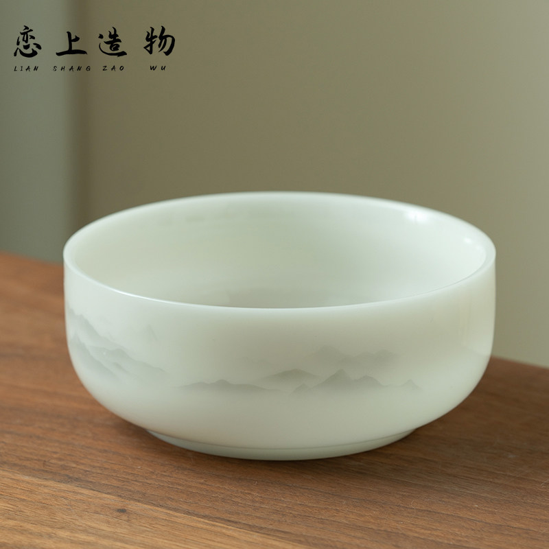 高颜值建水茶洗茶渣缸水盂笔洗茶海废水缸洗茶杯专用盆茶具道配件