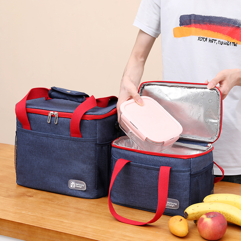 保温包饭盒袋便当包加厚手提上班带饭铝箔防水冷藏冰袋冰包便当包