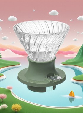 HARIOv60滤杯玻璃聪明杯手冲滤杯滴滤式分享壶过滤杯陶瓷咖啡滤杯