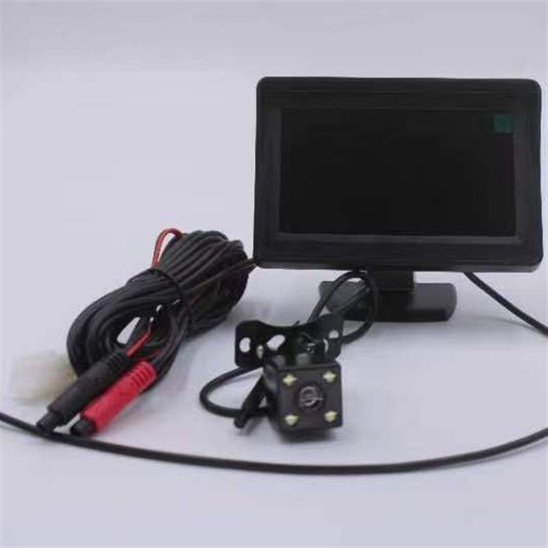 汽车三轮四轮电动车货车高清倒车影像4.3寸12V显示器后视显示屏