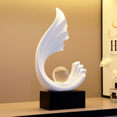 现代简约创意风生水起摆件酒柜电视柜客厅办公室装饰商务升职礼品