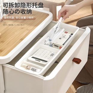 收纳柜客厅置物柜多层家用夹缝储物柜子日式 友耐抽屉式 卧室床头柜